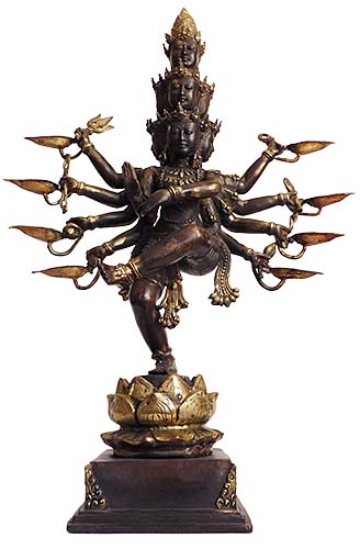 Ten Armed Hevajra Buddha