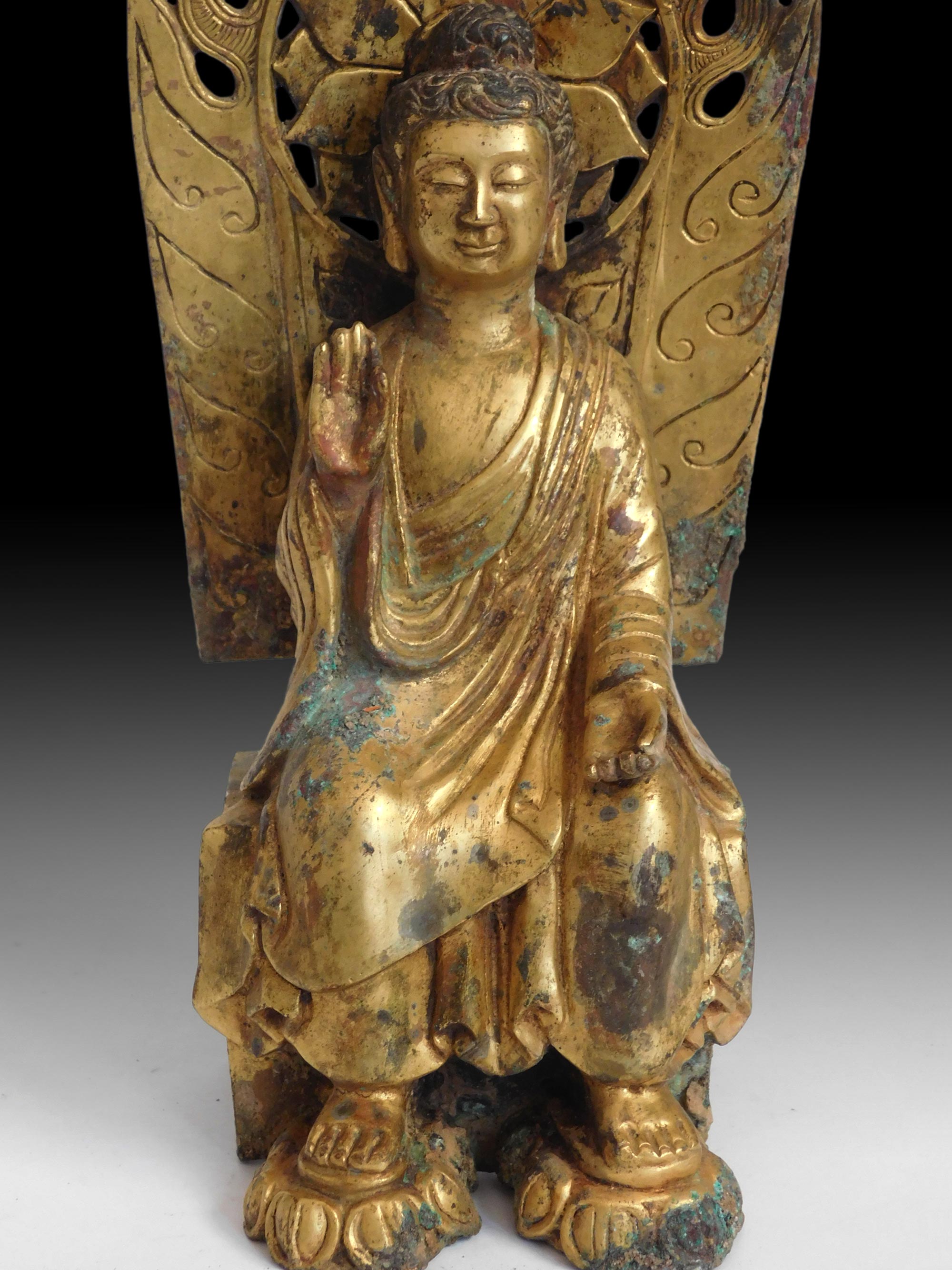 Chinese Excavated Pensive Maitreya Buddha