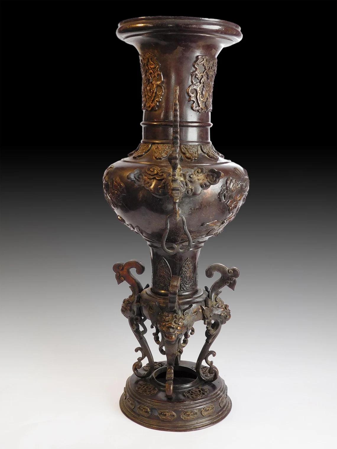 Taotie Mask Copper Bronze Koro
