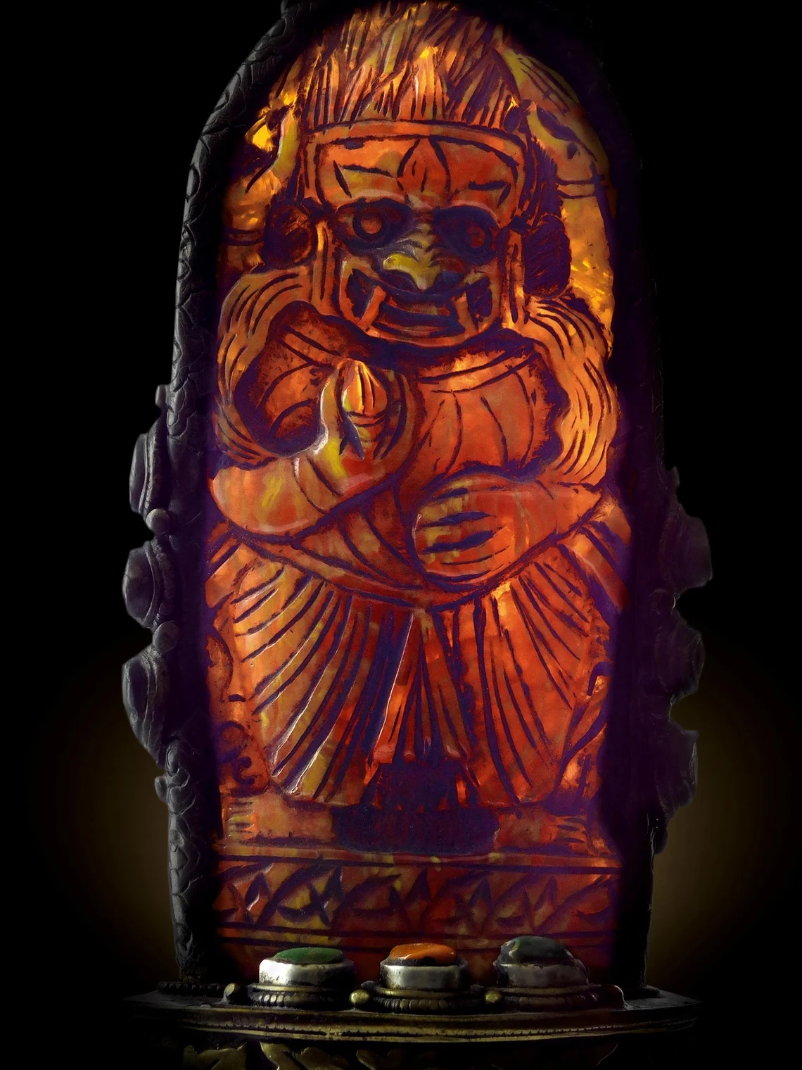 Tibetan Amber Wish Jewel
