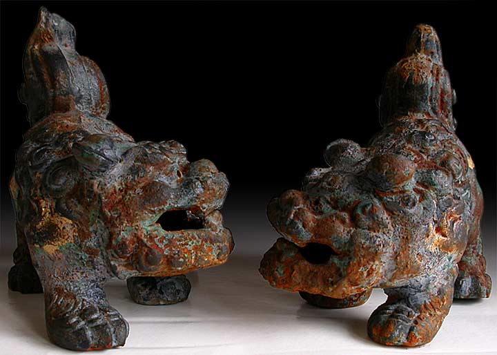 Iron Shishi Pair
