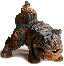 Playful Shishi Lion Pair