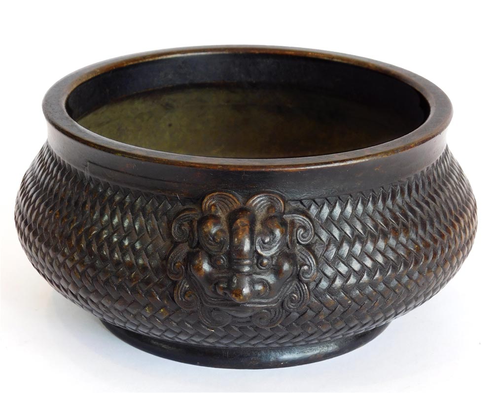 Antique Chinese Qing Bronze Censer