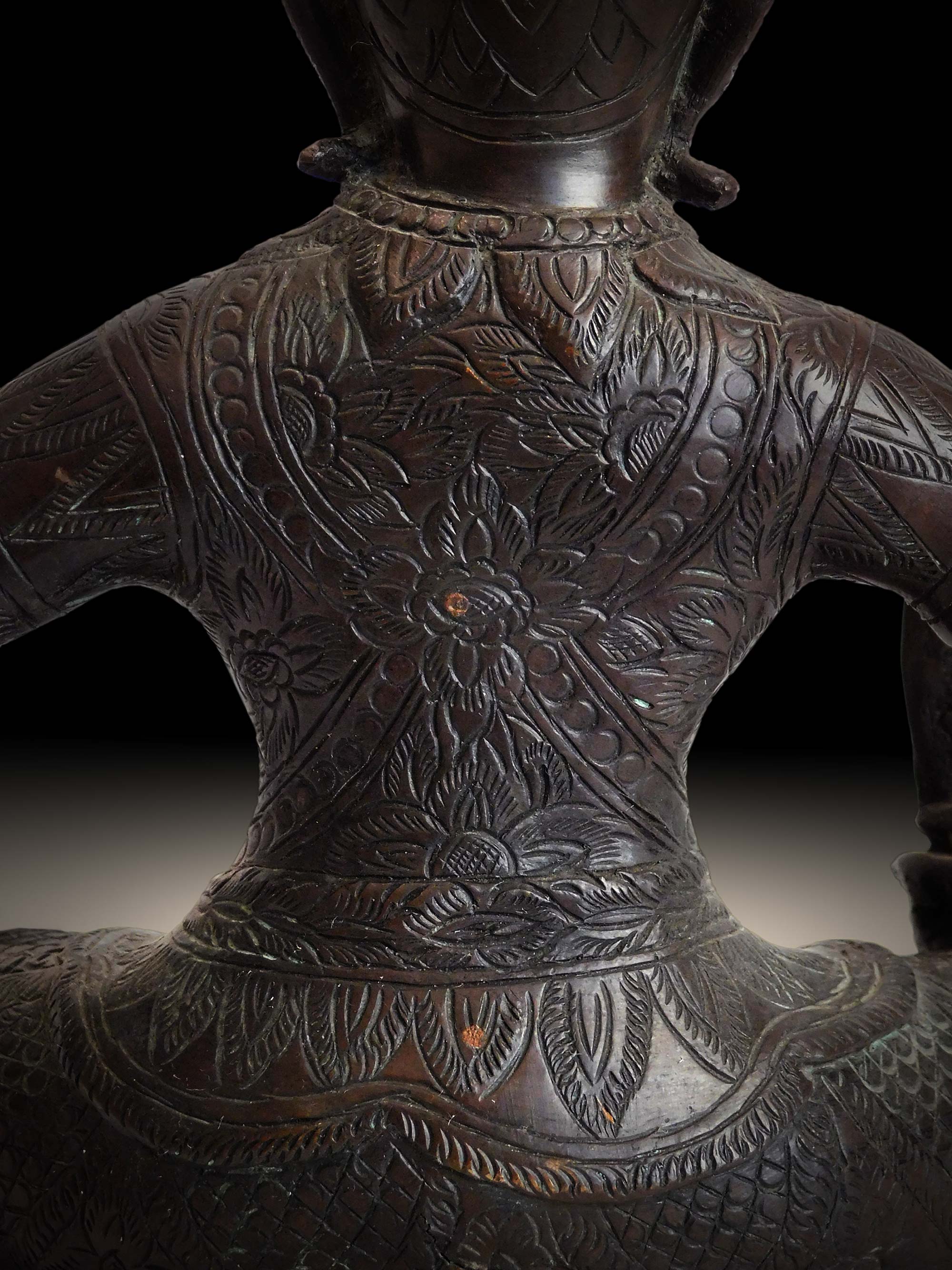 Bronze Temple Guardian Dvarapala rt