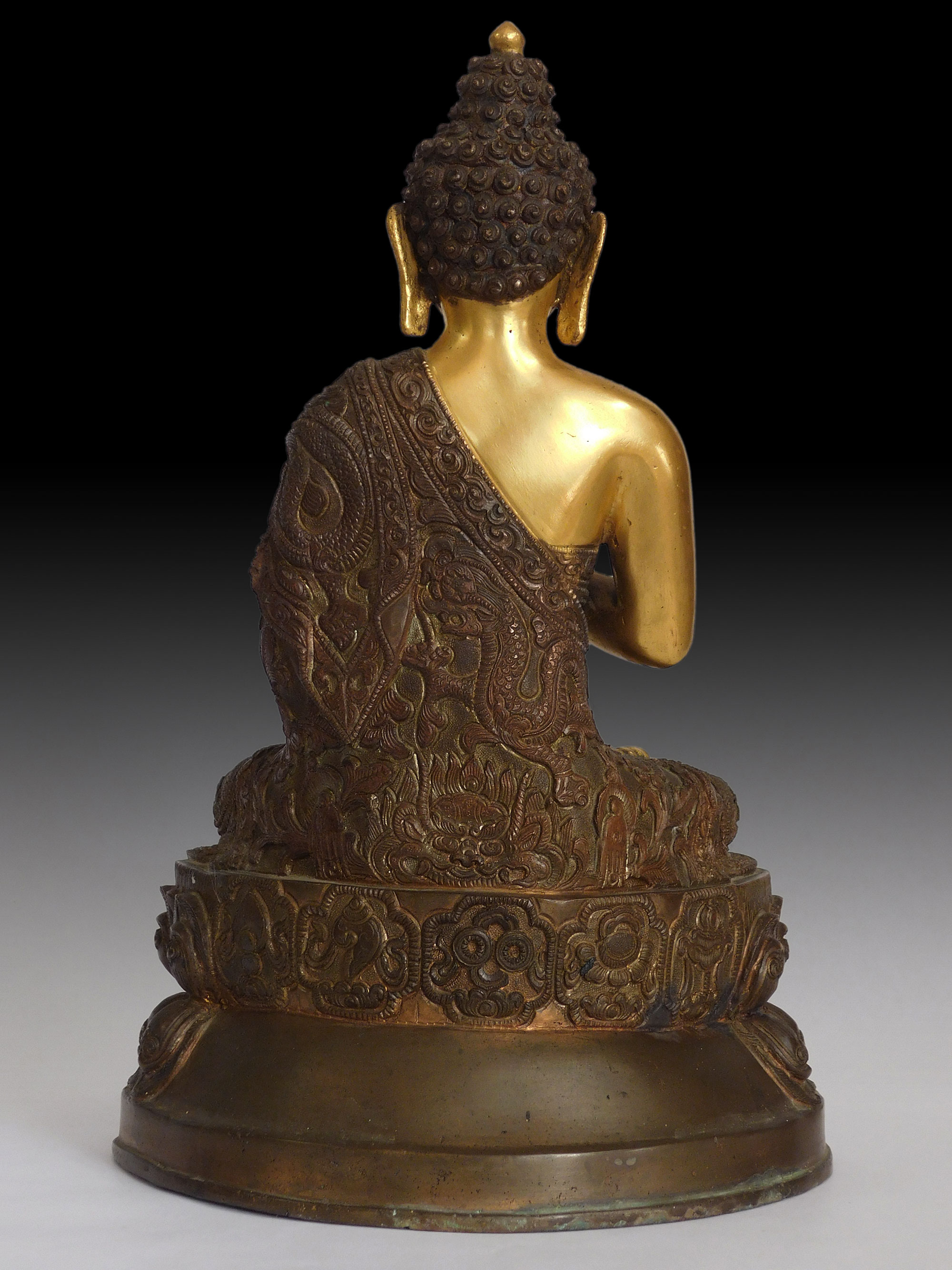 Gilt Bronze Vairocana Buddha