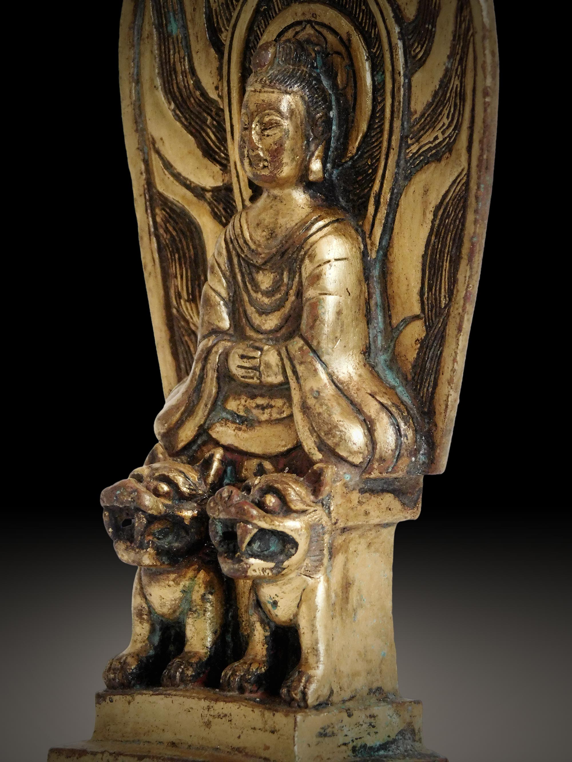 Excavated Antique Bronze Buddha