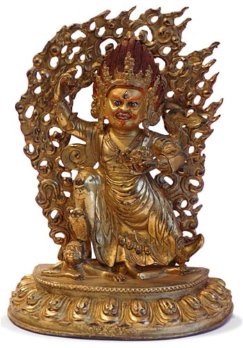 Bronze White Mahakala