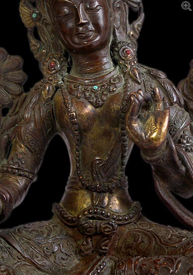 Goddess Tara Closeup