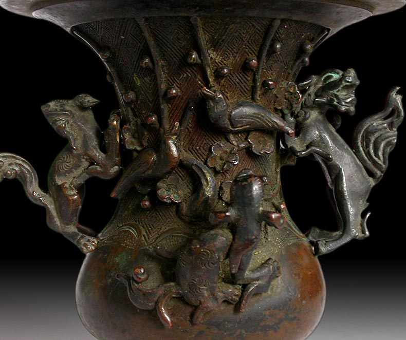 Edo Bronze Shishi Koro