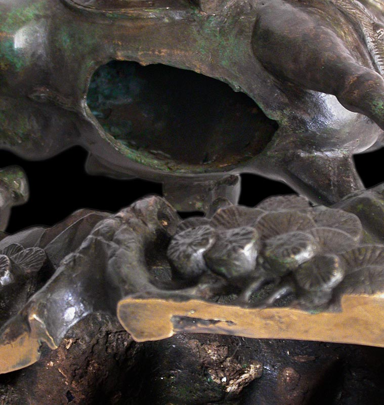 Bronze Guan Yu  close-up