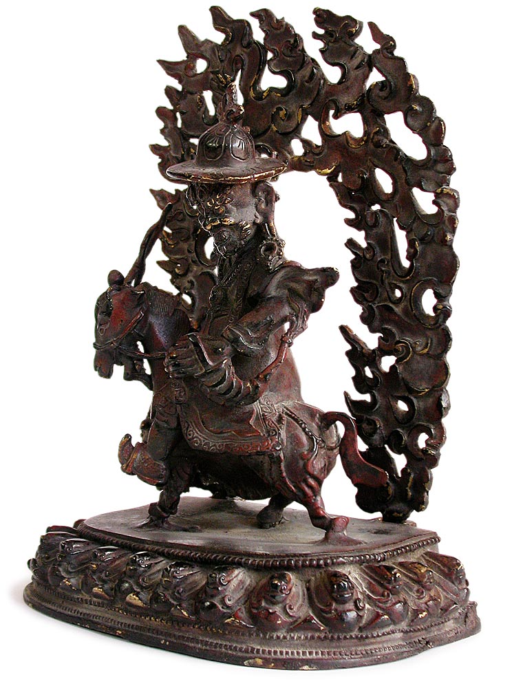 Damchen Garwa Nagpo on Goat 