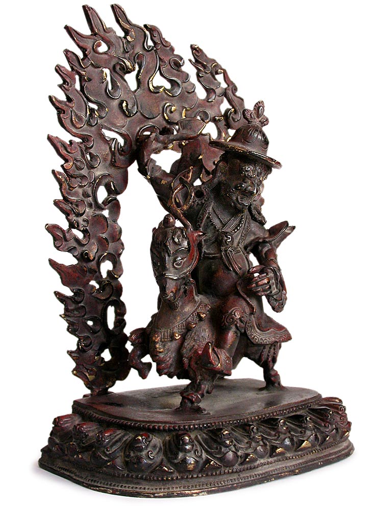 Damchen Garwa Nagpo on Goat 