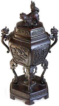Meiji Foo Dog Phoenix Koro