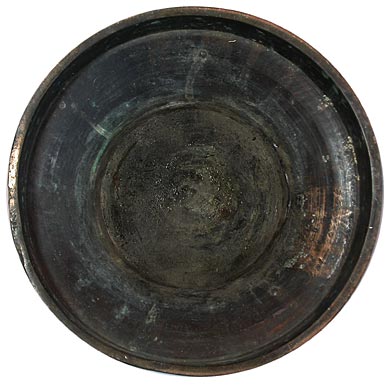 Edo Bronze Dragon Censer Bottom