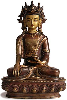 Akshobhya Bronze  Statue