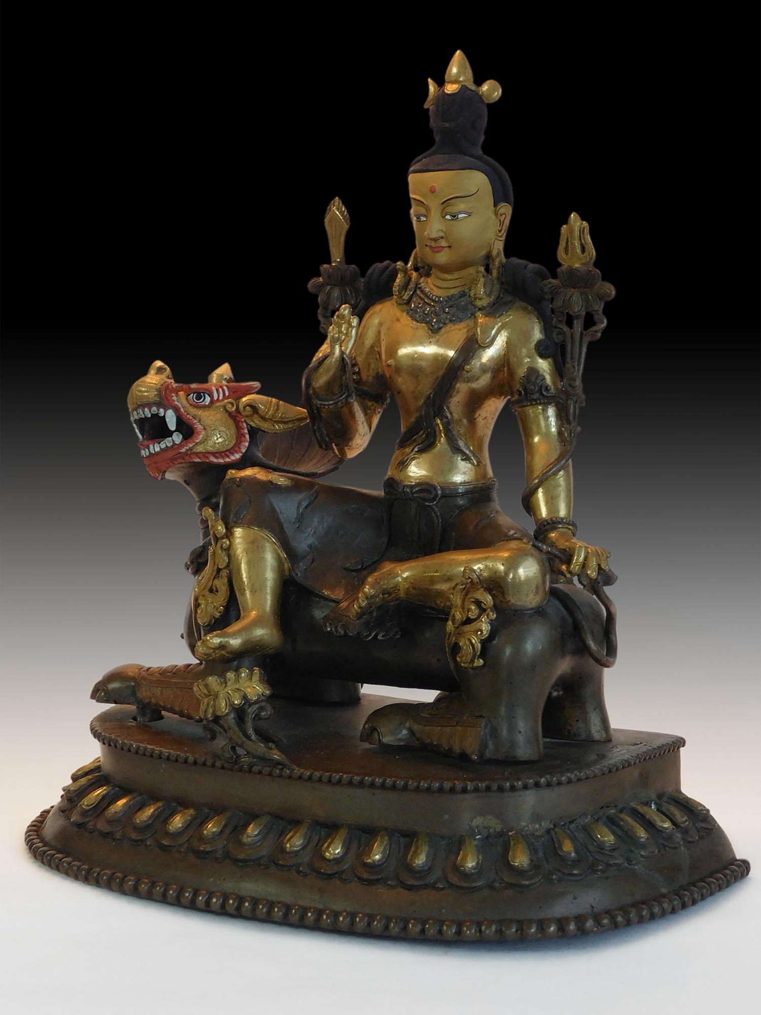 Shiva On Lion rt.