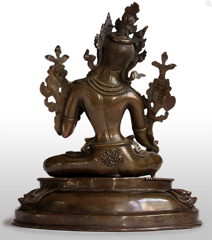 Green Tara back view