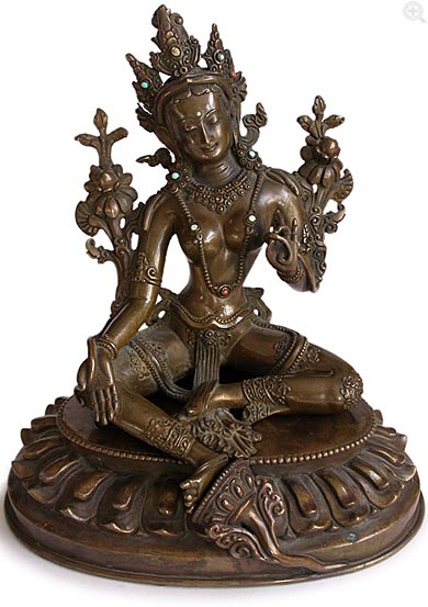 Green Tara Statue