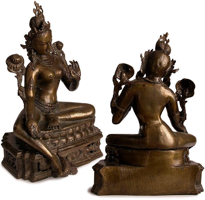 Nepalese Bronze Green Tara 