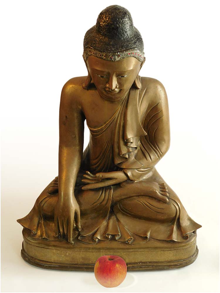 Tibetan Gilt Bronze Green Tara
