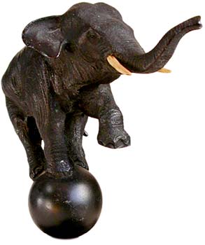 Meiji Bronze Elephant