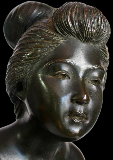 Okazaki Sessei Bronze Girl