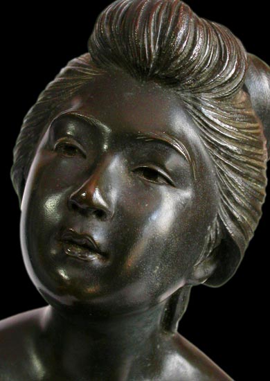 Okazaki Sessei Bronze Girl