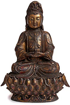 Ming Bronze Quan Yin