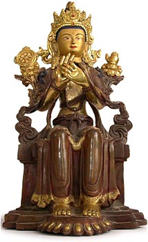 Gilt Bronze Maitreya