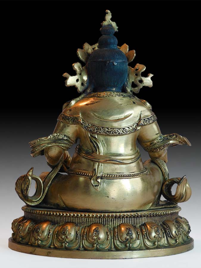God of Wealth Jambhala Back View