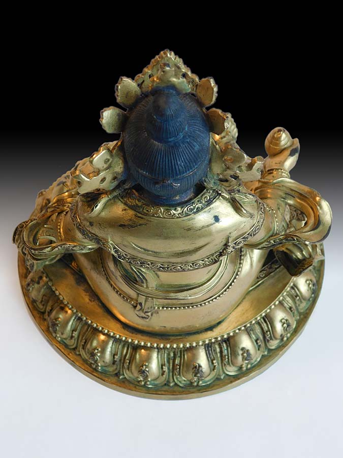 Qing Bronze Yellow Jambhala