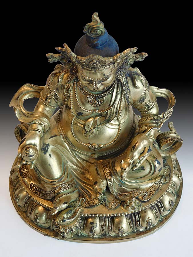 Qing Bronze Yellow Jambhala