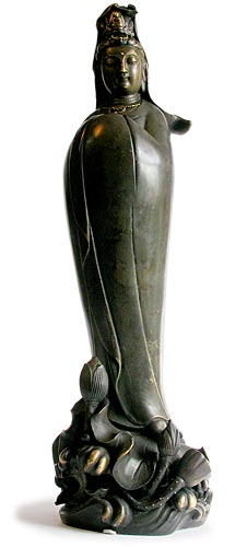 Qing Bronze Guan Yin