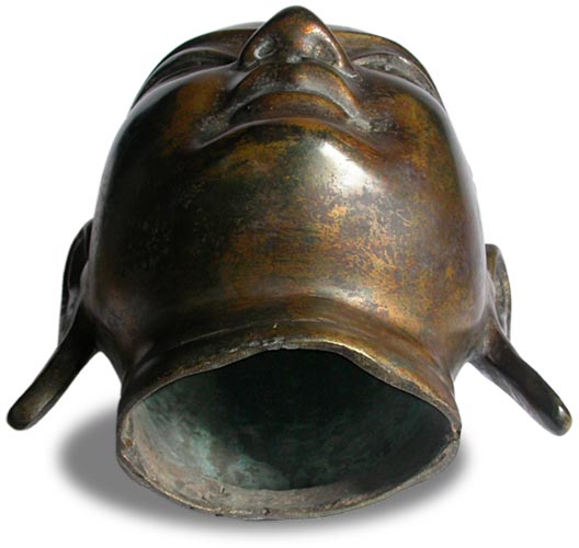Gilt Buddha Head 