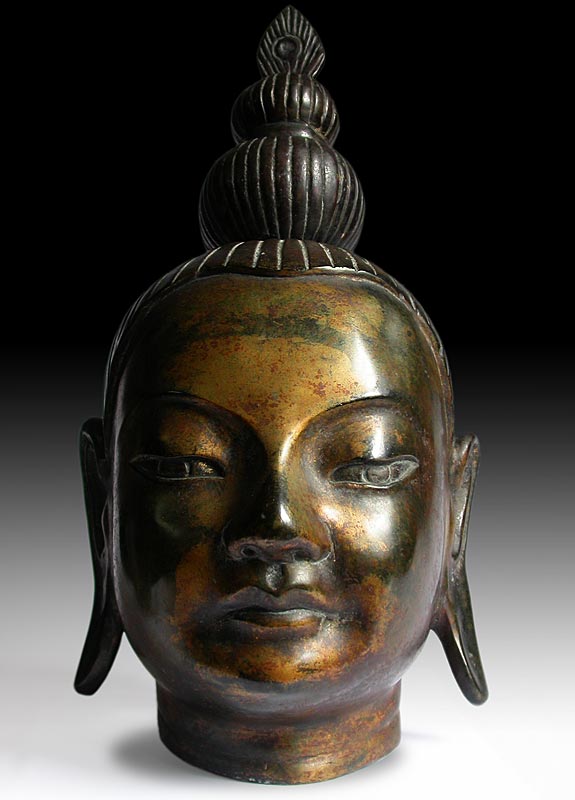 Gilt Buddha Head