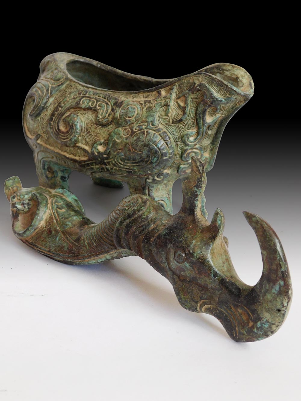 Shang Dynasty Rhino Libation Cup