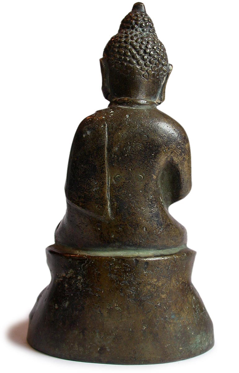 Ming Bronze Amitabha Back