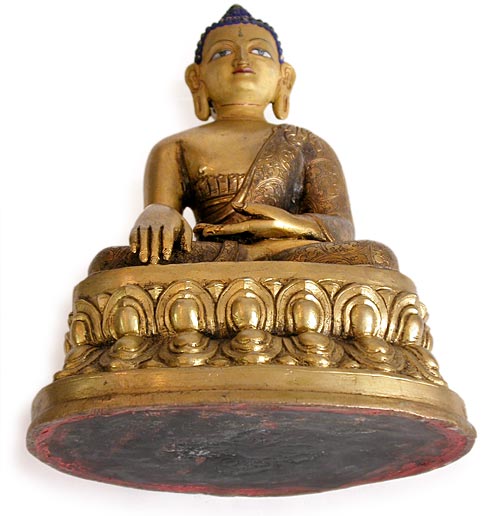 Shakyamuni Base Copper Plate 