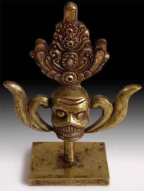 Gilt Citipati Kapala 