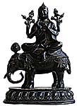 Tsong Khapa On Elephant