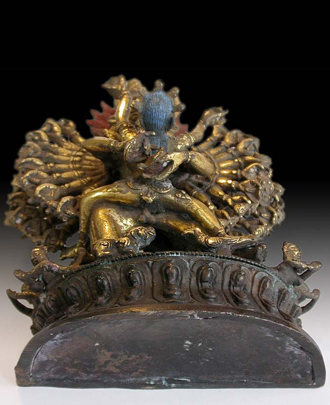 Yamantaka Yab Yum Bronze Statue