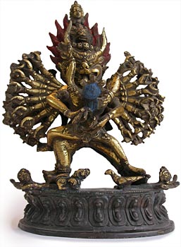 yamantaka consort statue