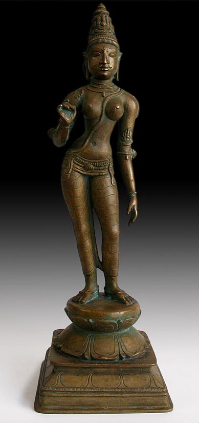 Chola Bronze Parvati 