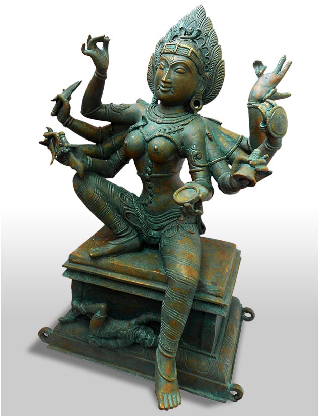 Chola Bronze Eight-armed Kali