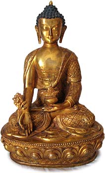 Gold Medicine Buddha