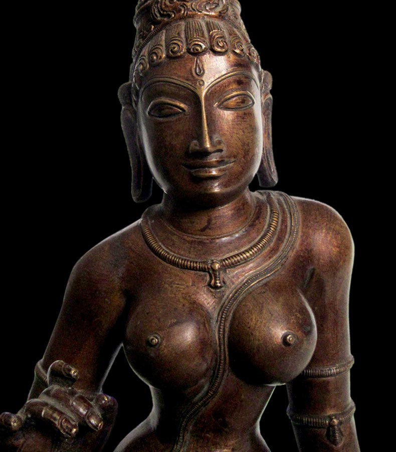 Goddess Parvati close up