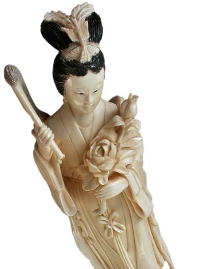  Chinese Carved Taoist Fairy 