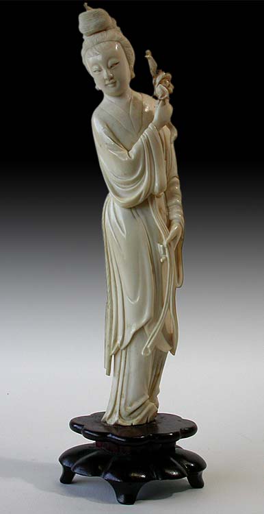 Chinese Flower Lady Sculpture
