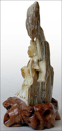 Mammoth Fossil Kwan Yin lt