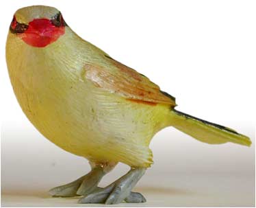 Polychrome Finch Okimono
